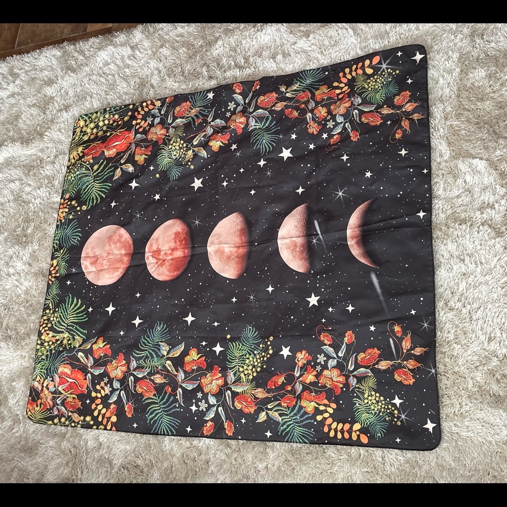 Moon design tapestry for wall